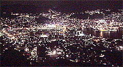 稲佐山からの長崎市内の夜景