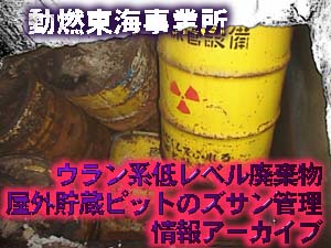 動燃東海屋外ピット