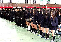 県立多賀高校の卒業式