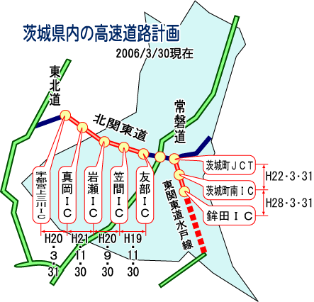 道 自動車 北 関東