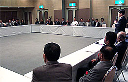 筑西市でひらかれた公明党政経懇話会