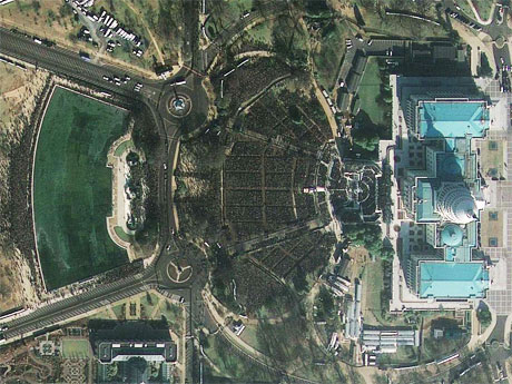 Satellite image courtesy of GeoEye