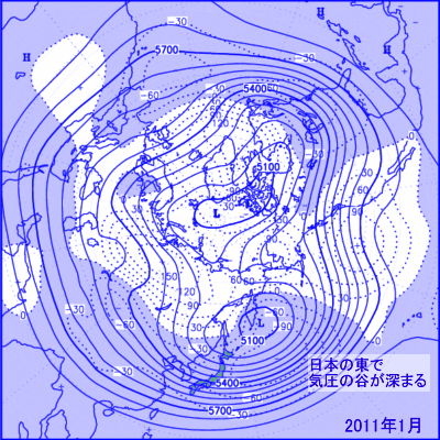 2011N1̌500hPaxE΍}