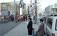 新春街頭遊説を岩井市で開催