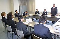 パーク建設要望を樫村市長に伝える作る会のメンバー